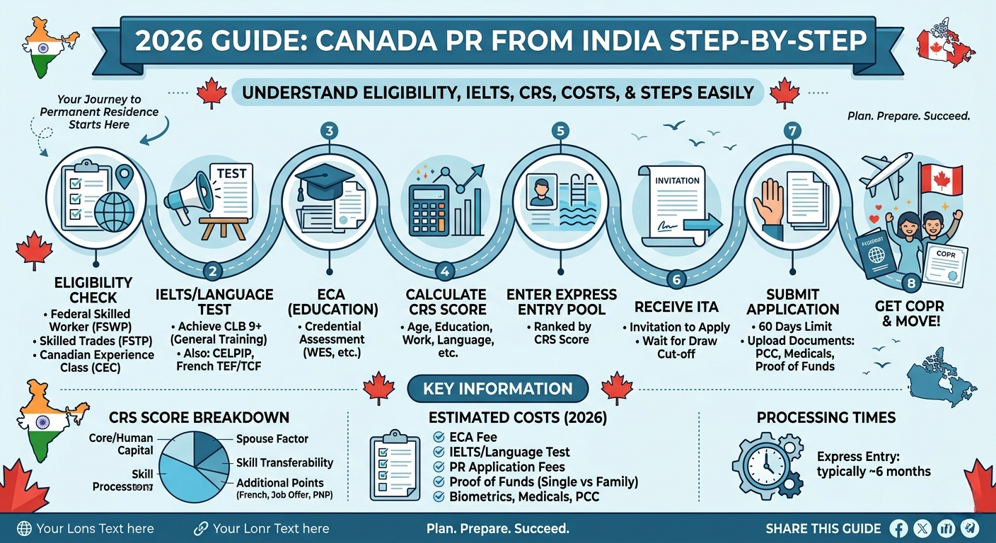Canada PR Process from India Step by Step (Complete 2026 Guide ...